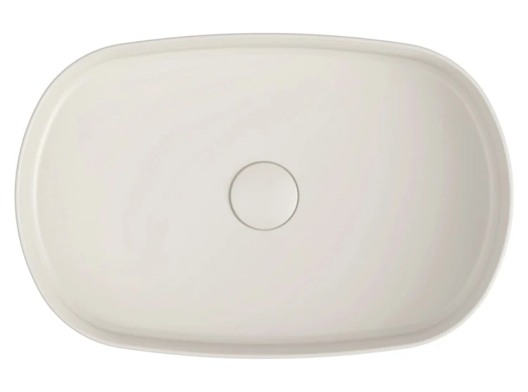 INFINITY OVAL umywalka nablatowa 55x36cm, ivory #2