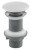 Odpływ umywalkowy 5/4", klik-klak, korek ceramiczny, 20-70mm, biały mat