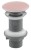 Odpływ umywalkowy 5/4", klik-klak, korek ceramiczny, 20-70mm, różowy mat Salmon