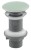 Odpływ umywalkowy 5/4", klik-klak, korek ceramiczny, 20-70mm, miętowa zieleń