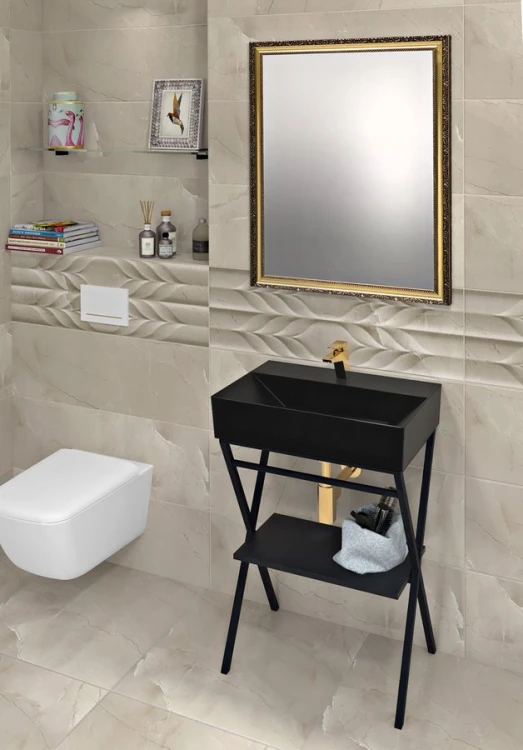 SISTEMA umywalka ceramiczna 60x42cm, czarny mat #5