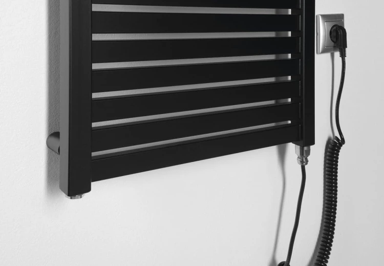 TONDI-E grzejnik elektryczny 450x970 mm, 300 W, czarny mat #3