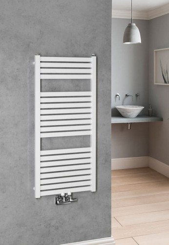 TONDI grzejnik łazienkowy 450x970 mm, podłączenie centralne, biały #2