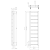 Rysunek techniczny - METRO LIGHT grzejnik łazienkowy 300x1140 mm, chrom