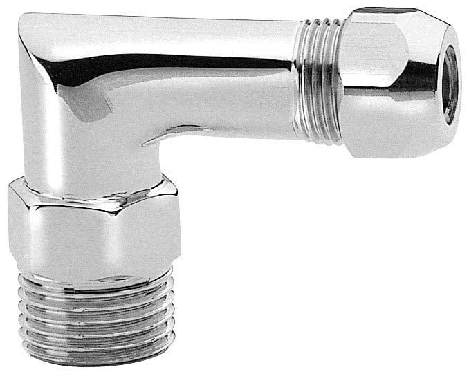 Kolanko przyłączeniowe M1/2"x10, chrom