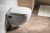 WC wisząca Nera z podtynkową spłuczką z płyt gipsowo-kartonowych i przyciskiem Geberit, biała #5
