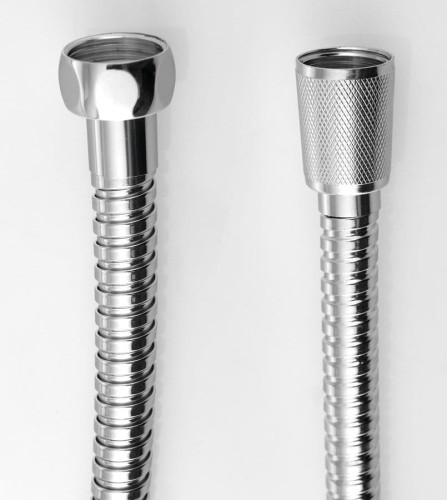 POWERFLEX wąż prysznicowy metalowy, 100cm, chrom #2