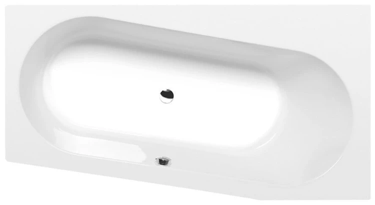 ASTRA WR SLIM wanna asymetryczna 165x90x48cm, biała #3