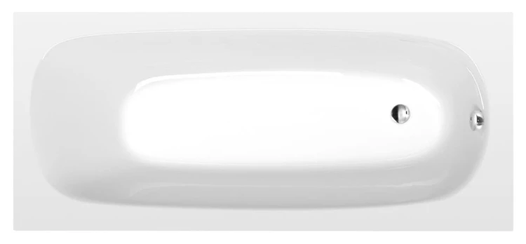 EBRO SLIM wanna prostokątna 170x75x39cm, biała #3