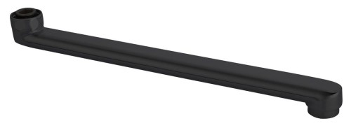 Wylewka, 320mm, płaska, czarny mat