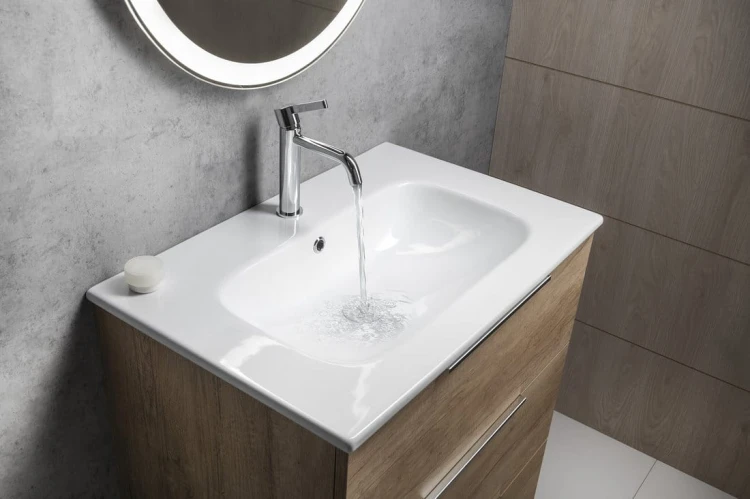 PIEDRA umywalka meblowa ceramiczna 61x46,5cm, biały #2