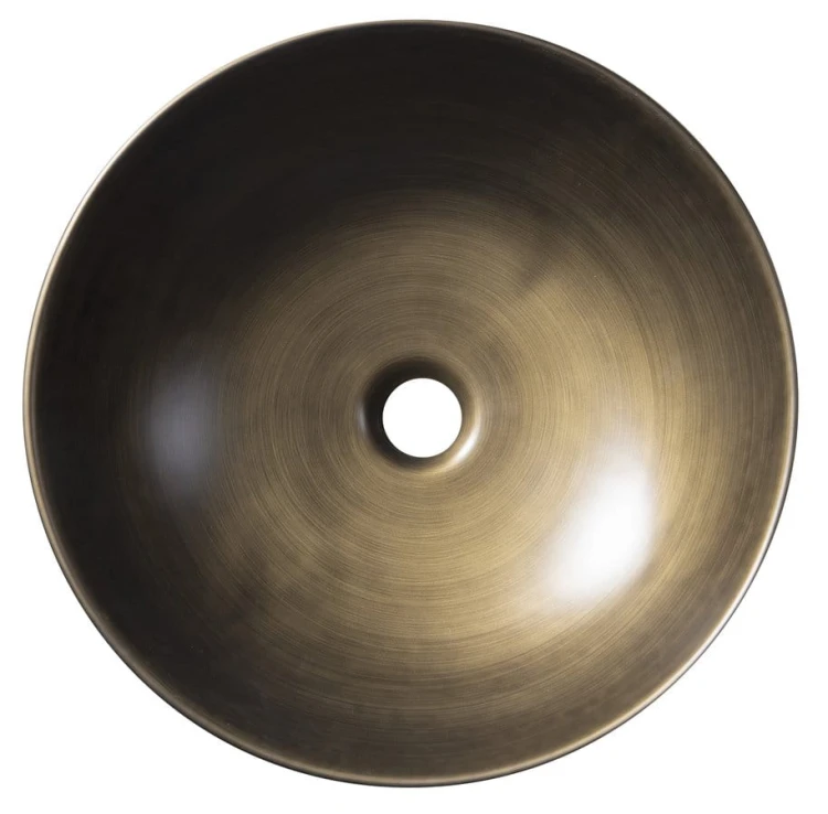 PRIORI umywalka ceramiczna nablatowa, średnica 41,5cm, brąz #6