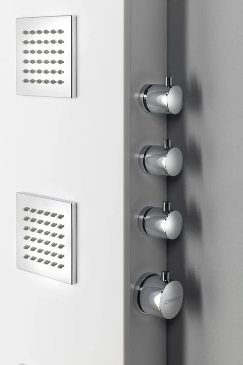 SPIRIT SQUARE panel prysznicowy z baterią termostatyczną 250x1550mm, biały #5