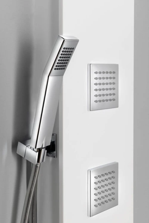 SPIRIT SQUARE panel prysznicowy z baterią termostatyczną 250x1550mm, biały #6