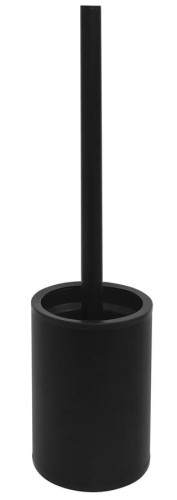 X-ROUND BLACK szczotka WC stojąca, czarny mat