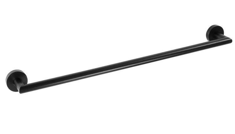 X-ROUND BLACK wieszak na ręczniki 450mm, czarny mat