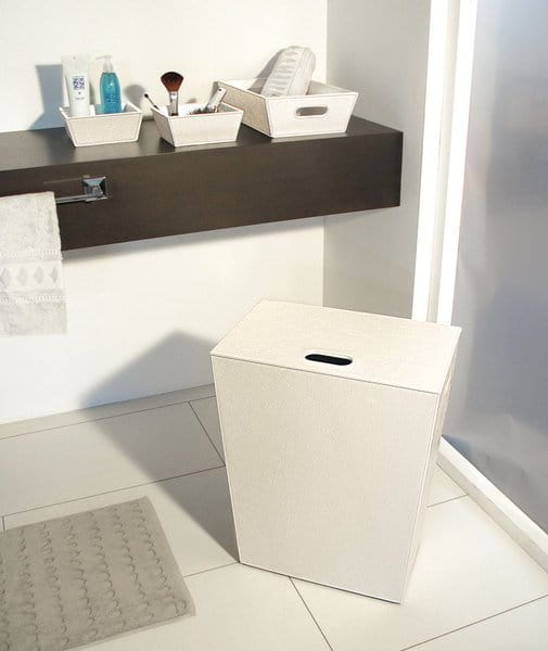 ECO PELLE kosz na pranie 43x48x26cm, kremowy #2