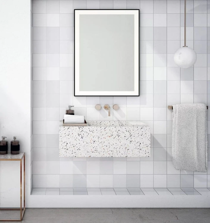 GANO lustro z oświetleniem LED 60x80cm, czarny #2