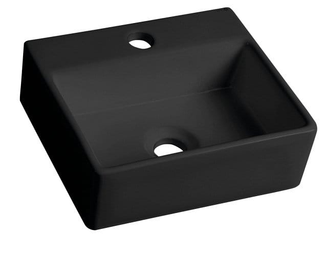 GIULIA umywalka ceramiczna 33,5x29cm, czarny mat