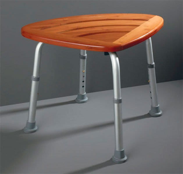 Taboret łazienkowy, bambus #2