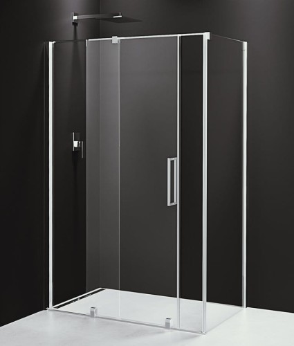 ROLLS kabina prysznicowa 1400x900 mm, wariant L/R, szkło czyste #2