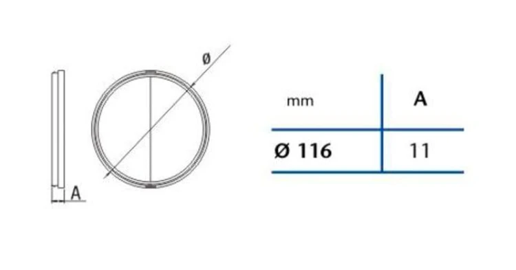 Zawór zwrotny 120mm