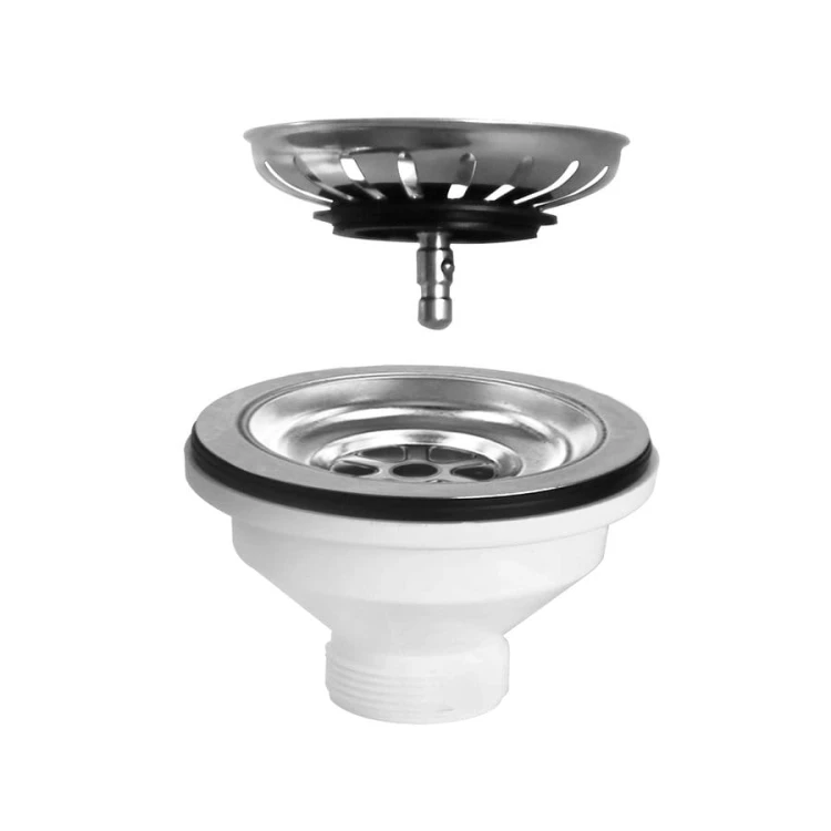 Odpływ zlewozmywakowy 6/4", stal nierdzewna #2