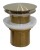 AURUM korek umywalkowy 5/4", klik- klak, złoto mat
