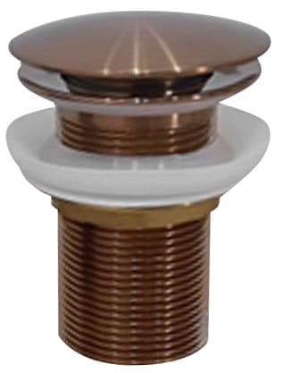AURUM korek umywalkowy 5/4", klik- klak, miedź mat