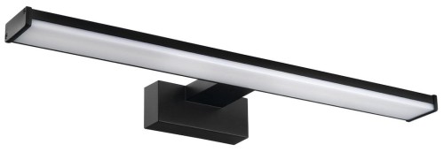 CHICAGO LED oświetlenie 400x120mm, 8W, 230V, IP44, plastik, czarny mat