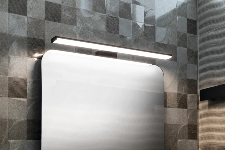 CHICAGO LED oświetlenie 400x120mm, 8W, 230V, IP44, plastik, czarny mat #4