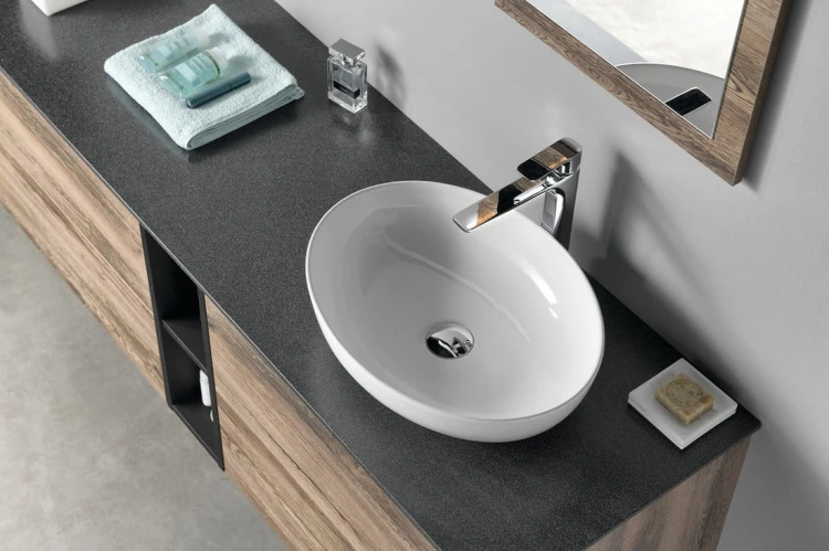TREOS blat 1516x513mm, mm, Rockstone, biały mat #2