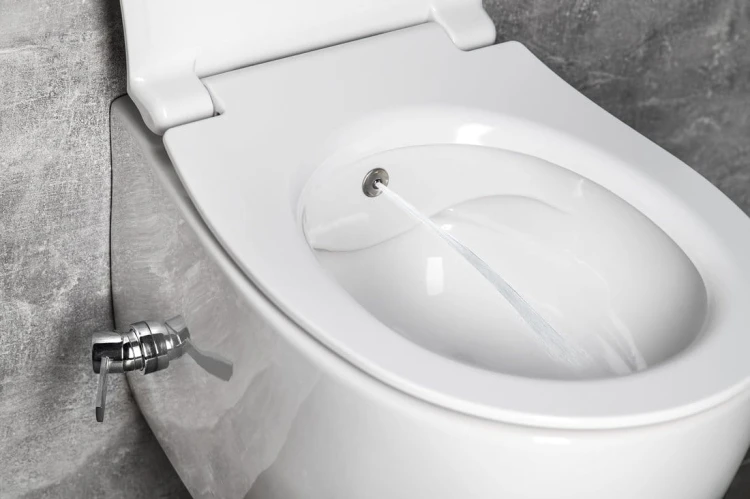 SENTIMENTI CLEANWASH WC wiszące, z dyszą bidetową i zaworem, Rimless, 36x51cm, biały #3