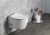 SENTIMENTI CLEANWASH WC wiszące, z dyszą bidetową i zaworem, Rimless, 36x51cm, biały #6