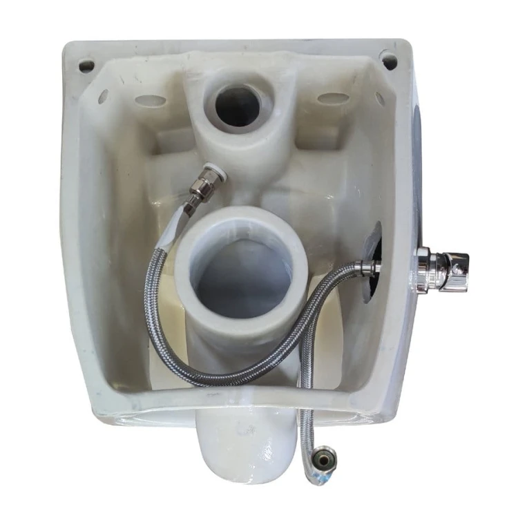 SENTIMENTI CLEANWASH WC wiszące, z dyszą bidetową i zaworem, Rimless, 36x51cm, biały #8