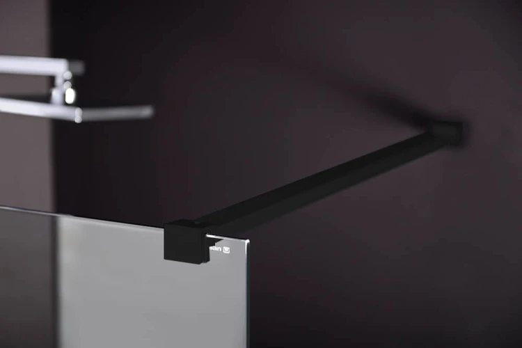 MODULAR SHOWER BLACK ścianka walk-in, montaż przy ścianie, 800 mm #3