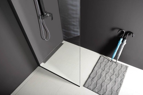 MODULAR SHOWER BLACK ścianka walk-in, montaż przy ścianie, 900 mm #2