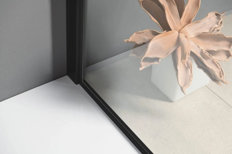MODULAR SHOWER BLACK ścianka walk-in, montaż przy ścianie, 900 mm #5