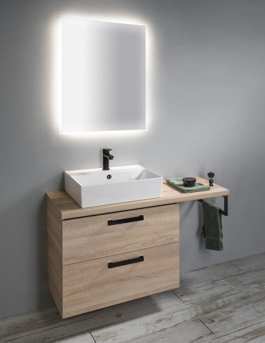VEGA zestaw łazienkowy, szerokość 104 cm, dąb platin #2