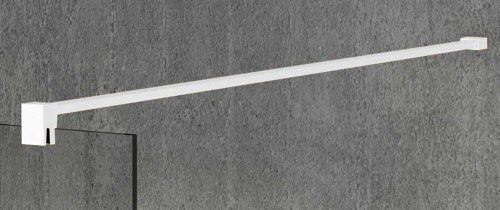 VARIO WHITE jednoczęściowa kabina przysznicowa Walk-In, montaż przy ścianie, szkło dymione, 1200 mm #2