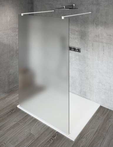 VARIOWHITE jednoczęściowa kabina przysznicowa Walk-In, szkło matowe, 800 mm