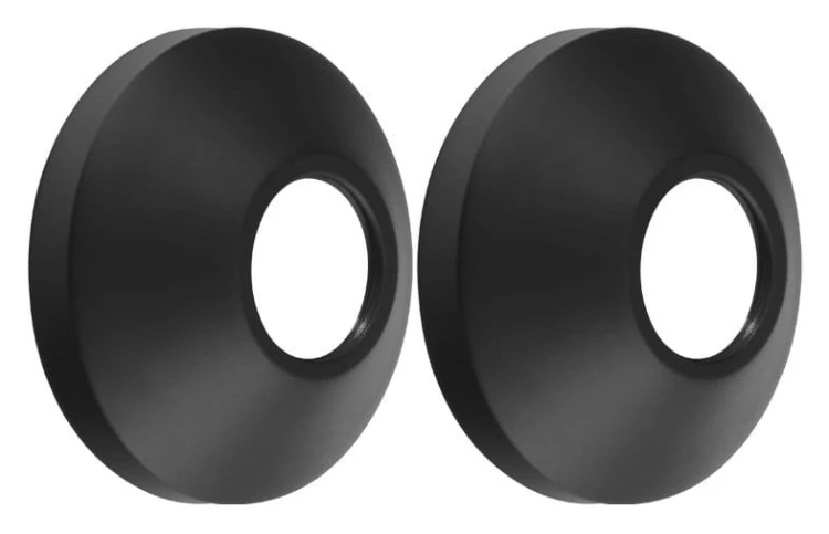 Rozeta G3/4", 68x25mm, para, czarny mat