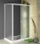 AMADEO kabina prysznicowa 1100x800mm wariant L/P, szkło Brick #2