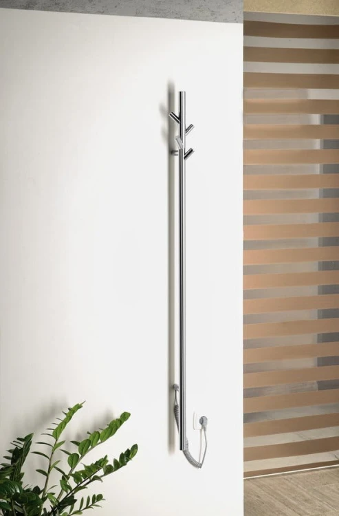 PASADOR elektryczna suszarka na ręczniki, okrągła, 150x1500 mm, 30 W, stal nierdzewna polerowana #2