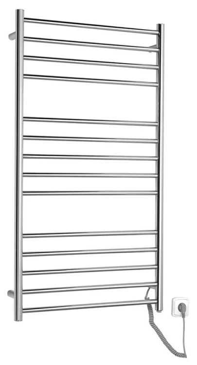 REDONDO elektryczna suszarka na ręczniki, okrągła, 630x1160mm, 130W, stal nierdzewna połysk