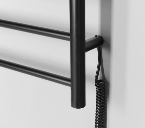 REDONDO elektryczna suszarka na ręczniki, okrągła, 630x1160 mm, 130 W, czarny #2