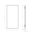 Rysunek techniczny - ENIS łazienkowy panel promiennikowy 600W, IP44, 590x1200 mm, czarny mat