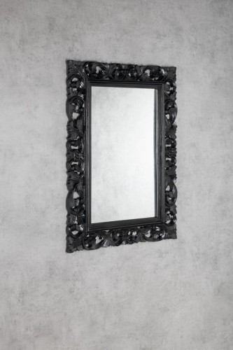SCULE Lustro w ramie, 70x100cm, czarny #2