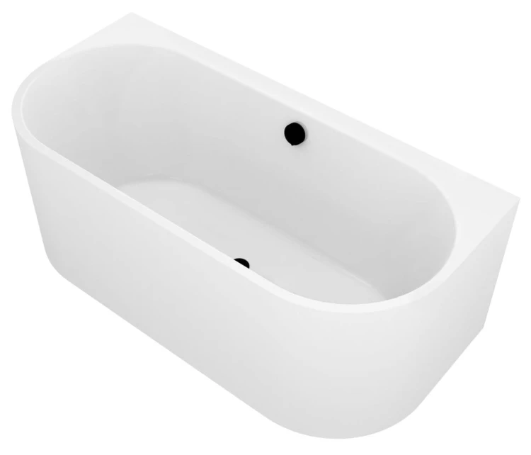ASTRA DL MONOLITH wanna przyścienna stojąca 160x75x60cm, biała
