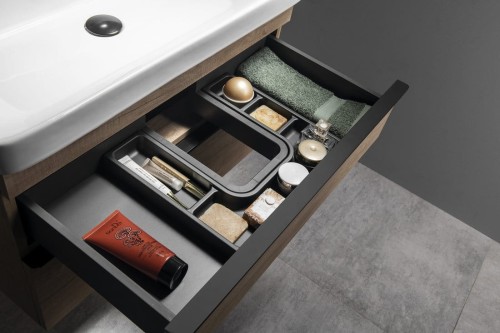 LINDO "U" organizer 372x36x323mm, plastik, antracyt #2